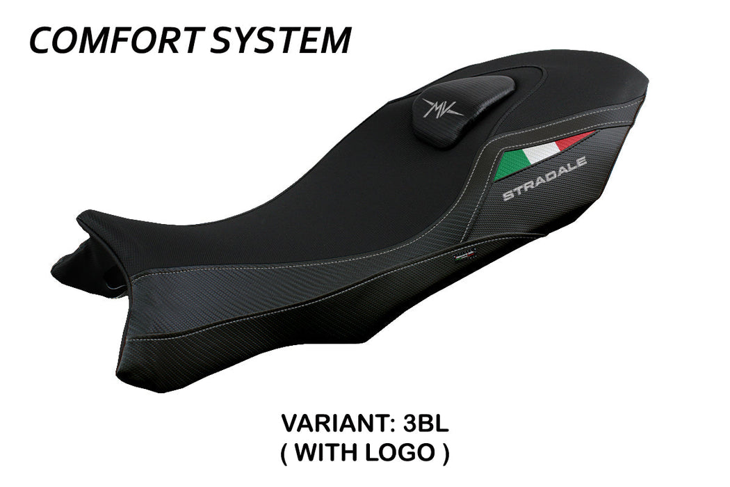 MV Agusta Stradale 800 2015-2017 Seat Cover Tappezzeria Italia Comfort in Black