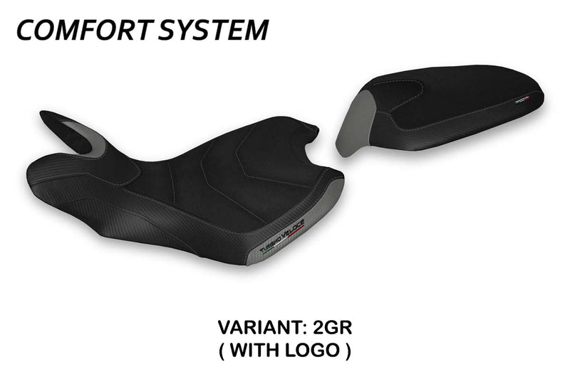 MV Agusta Turismo Veloce 2021-2024 Seat Cover Tappezzeria Italia Comfort in Grey