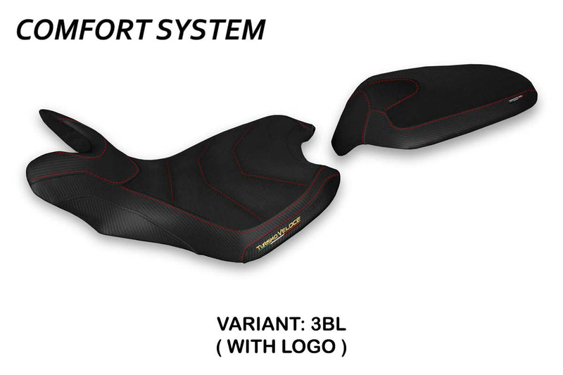 MV Agusta Turismo Veloce 2021-2024 Seat Cover Tappezzeria Italia Comfort in Black