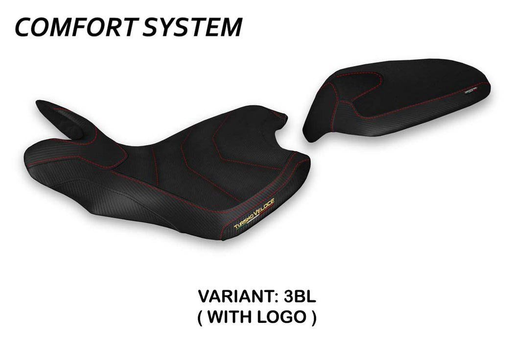 MV Agusta Turismo Veloce 2021-2024 Seat Cover Tappezzeria Italia Comfort in Black