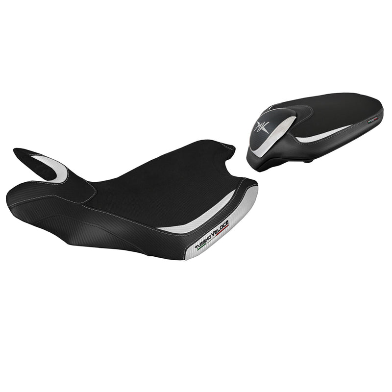 MV Agusta Turismo Veloce 2014-2020 Seat Cover Tappezzeria Italia in White Black