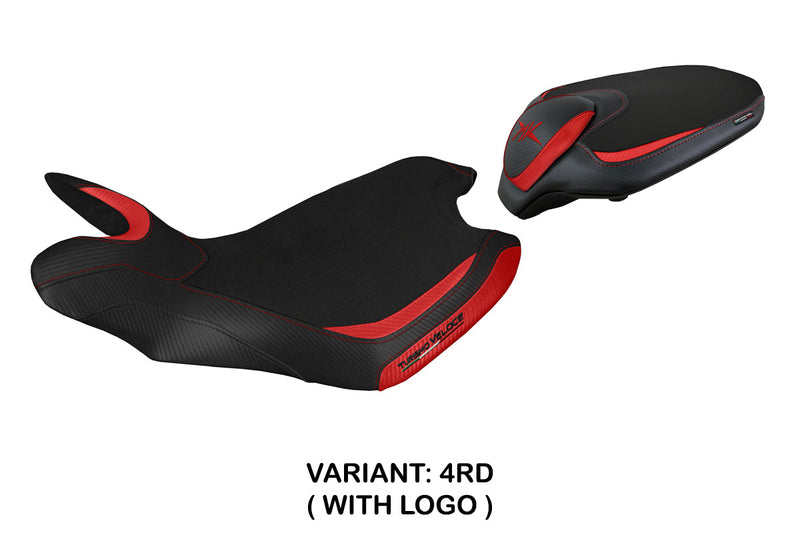 MV Agusta Turismo Veloce 2014-2020 Seat Cover Tappezzeria Italia in Red Black