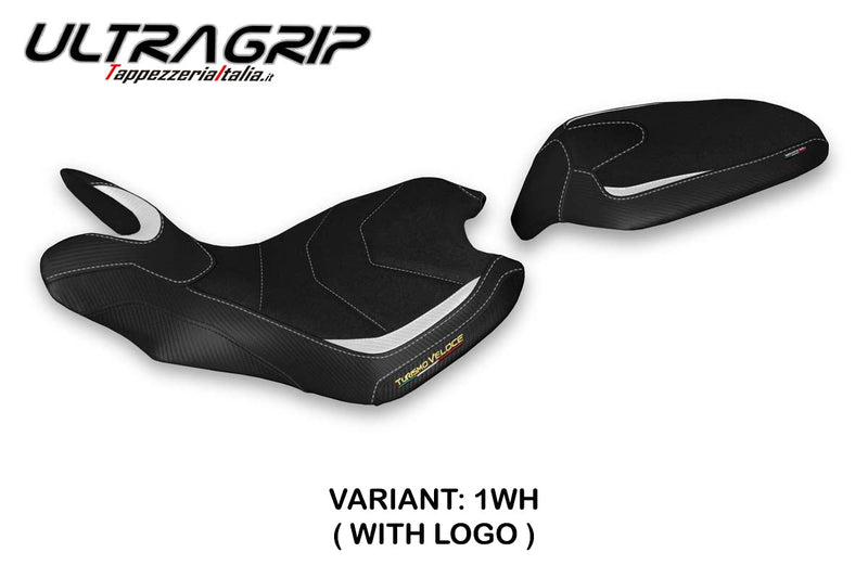 MV Agusta Turismo Veloce 2021-2024 Seat Cover Tappezzeria Italia Ultragrip in White