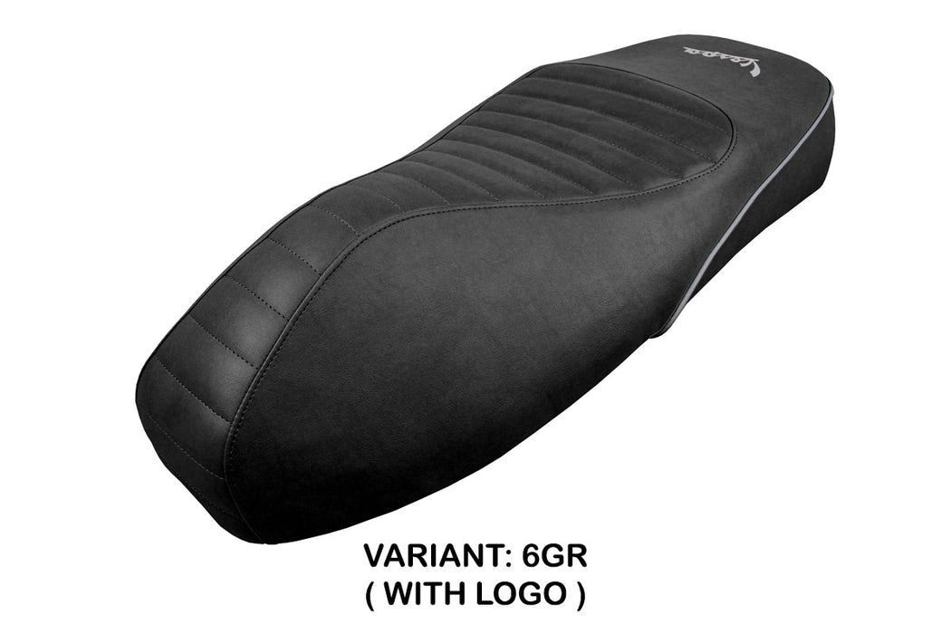 Vespa GTS 125 150 300 2009-2024 Seat Cover Tappezzeria Italia in Grey