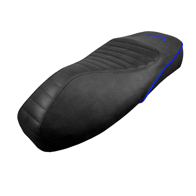 Vespa GTS 125 150 300 2009-2024 Seat Cover Tappezzeria Italia in Blue