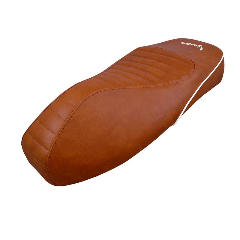 Vespa GTS 125 150 300 2009-2024 Seat Cover Tappezzeria Italia Comfort in Brown