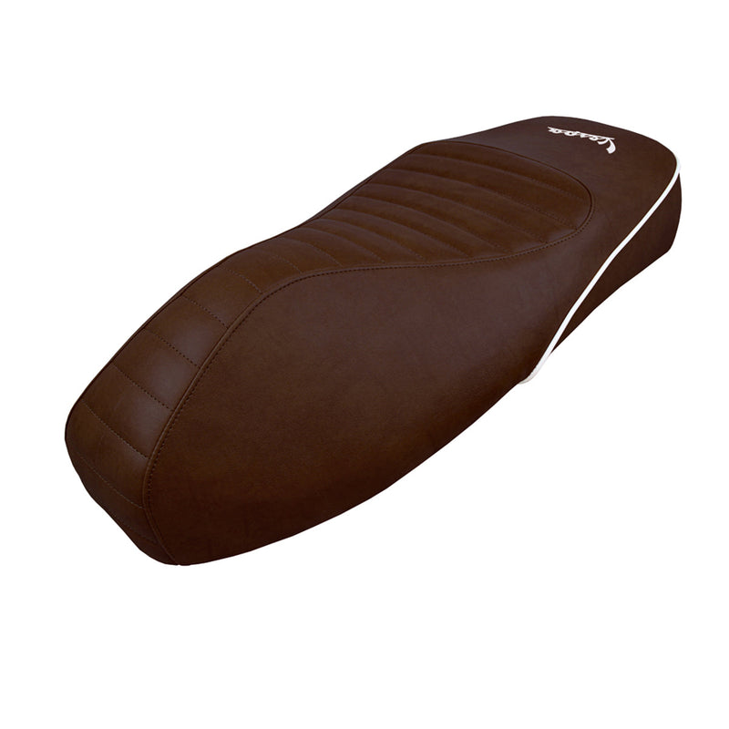 Vespa GTS 125 150 300 2009-2024 Seat Cover Tappezzeria Italia Comfort in Dark Brown