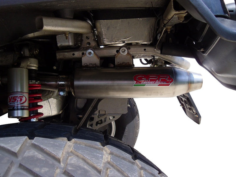 GPR Exhaust System Can Am Outlander 800 paSso corto 2009-2012, Deeptone Atv, Slip-on Exhaust Including Removable DB Killer and Link Pipe