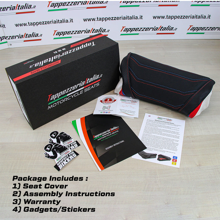 MV Agusta Stradale 800 2015-2017 Seat Cover Tappezzeria Italia Comfort in Red and Black