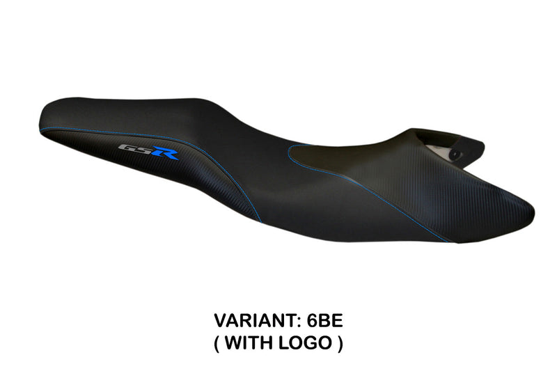 Suzuki GSR 600 2006-2011 Seat Cover Tappezzeria Italia in Blue and Black