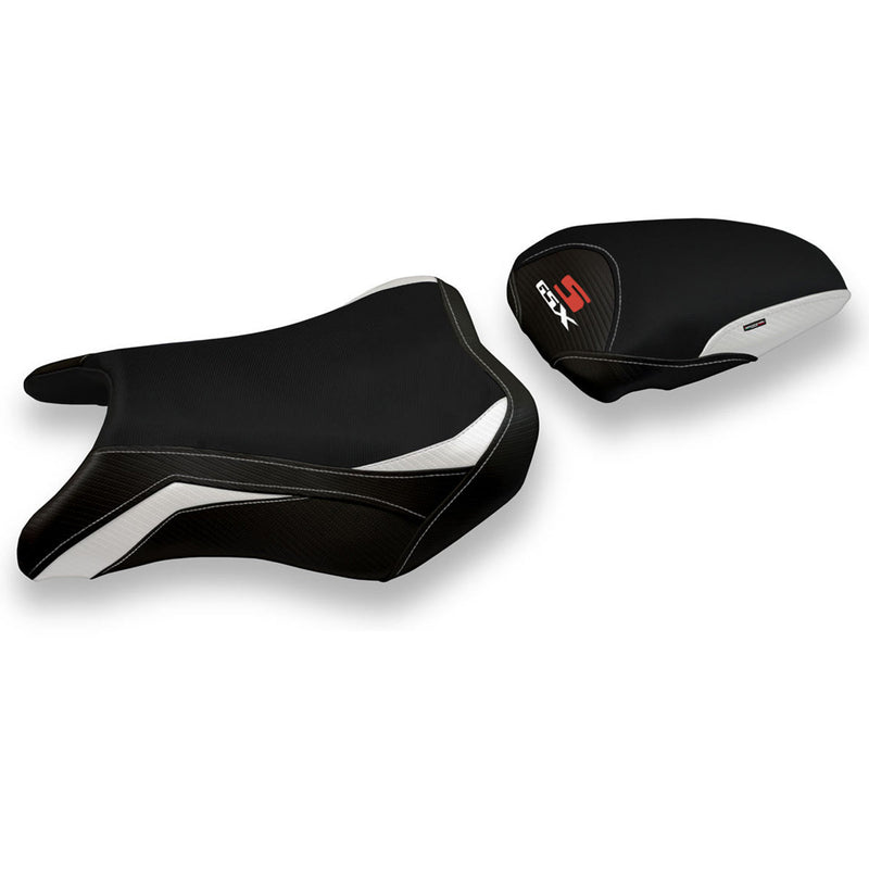 Suzuki GSXS 750 2017-2021 Seat Cover Tappezzeria Italia Comfort in White
