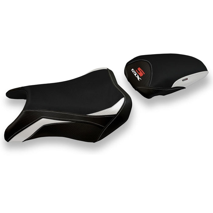 Suzuki GSXS 750 2017-2021 Seat Cover Tappezzeria Italia Comfort in White