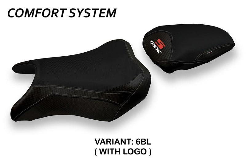 Suzuki GSXS 750 2017-2021 Seat Cover Tappezzeria Italia Comfort in Black