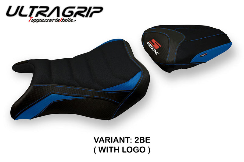 Suzuki GSXS 750 2017-2021 Seat Cover Tappezzeria Italia Ultragrip in Blue
