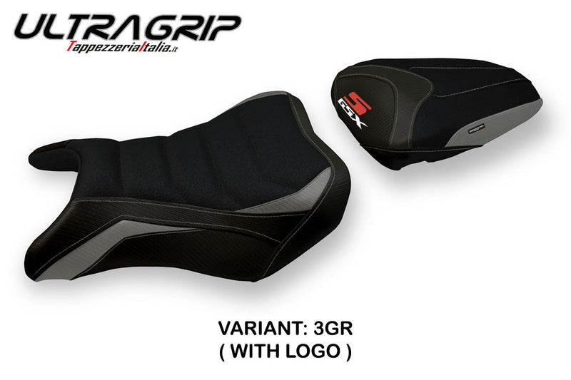 Suzuki GSXS 750 2017-2021 Seat Cover Tappezzeria Italia Ultragrip in Grey