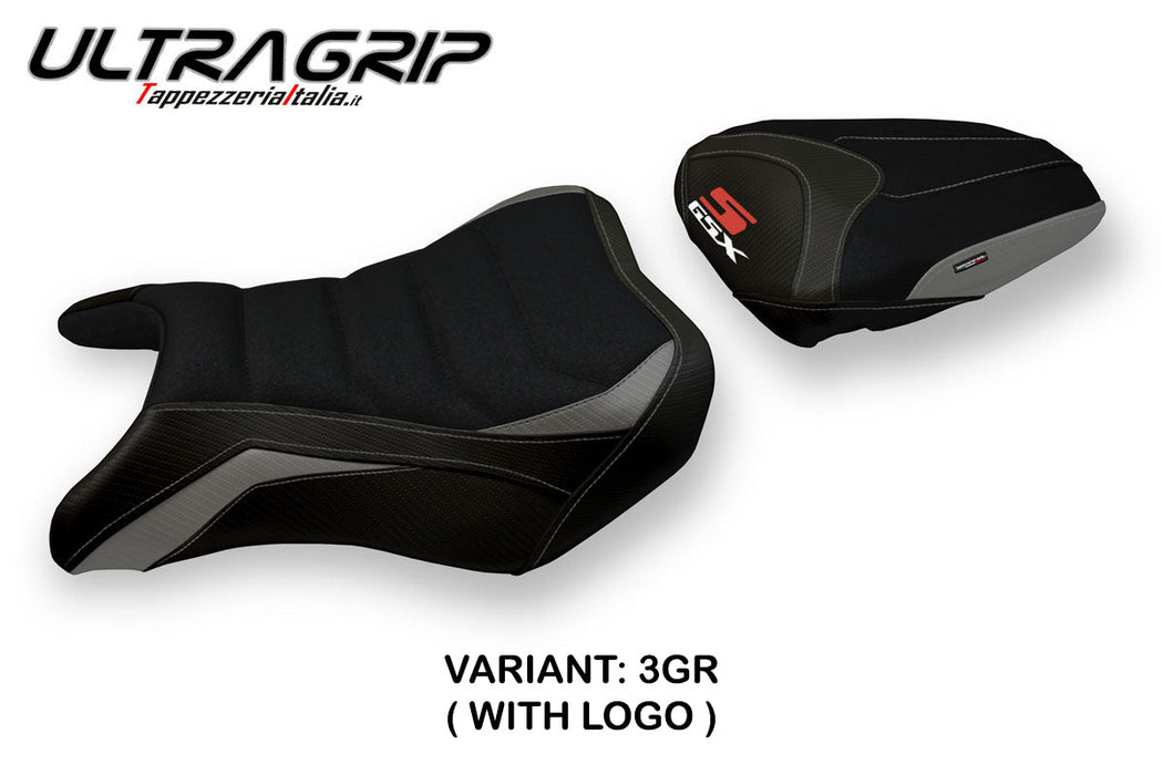 Suzuki GSXS 750 2017-2021 Seat Cover Tappezzeria Italia Ultragrip in Grey
