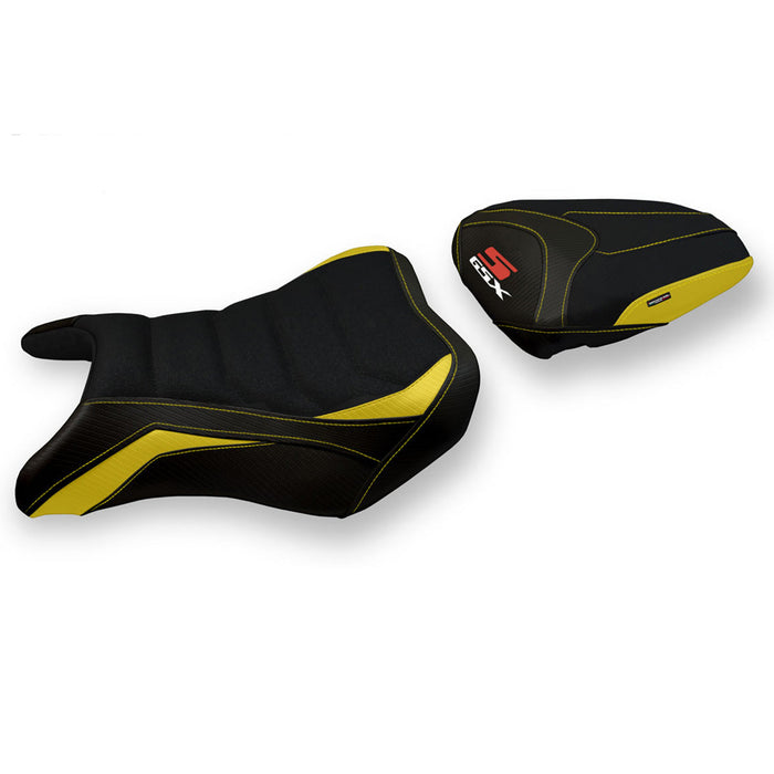 Suzuki GSXS 750 2017-2021 Seat Cover Tappezzeria Italia Ultragrip in Yellow