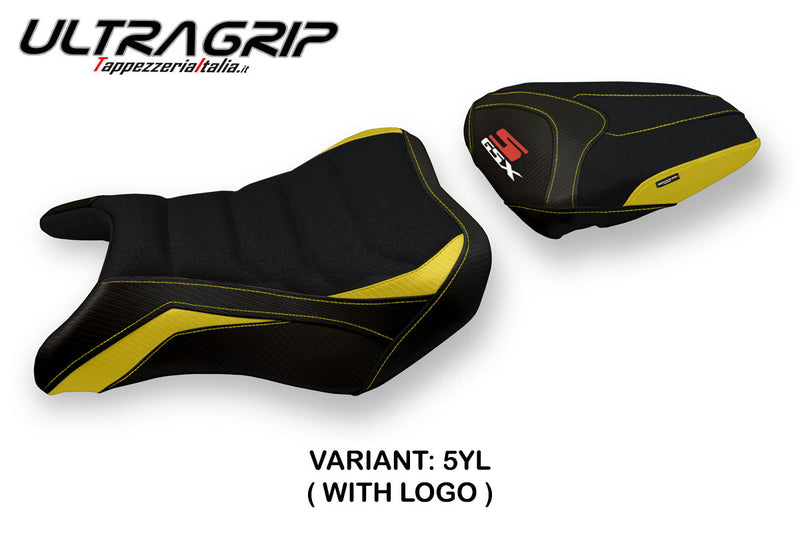 Suzuki GSXS 750 2017-2021 Seat Cover Tappezzeria Italia Ultragrip in Yellow