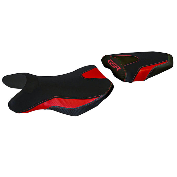 Suzuki GSR 750 2010-2017 Seat Cover Tappezzeria Italia in Red and Black