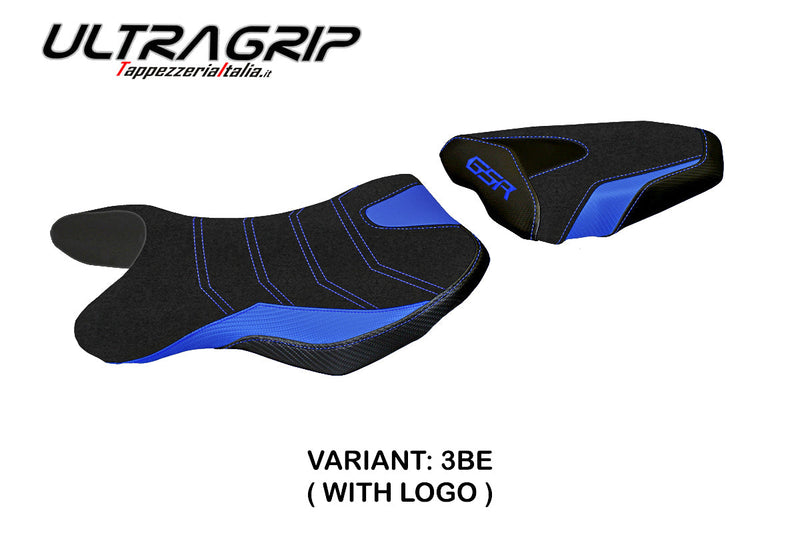 Suzuki GSR 750 2010-2017 Seat Cover Tappezzeria Italia Ultragrip in Blue