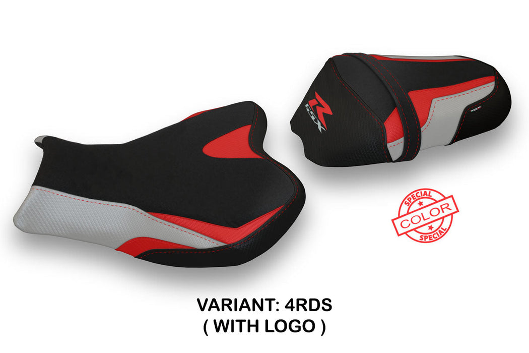 Suzuki GSXR 1000 2009-2016 Seat Cover Tappezzeria Italia in Red, Silver and Black