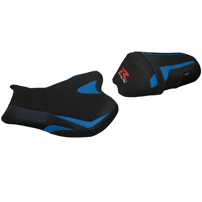 Suzuki GSXR 1000 2009-2016 Seat Cover Tappezzeria Italia Ultragrip in Blue and Black