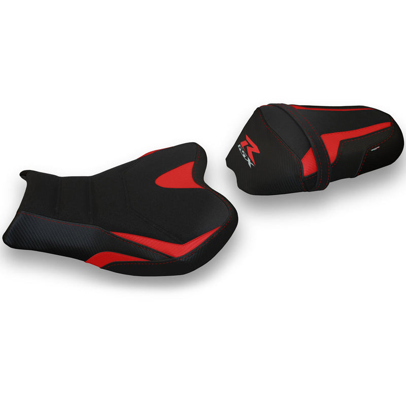 Suzuki GSXR 1000 2009-2016 Seat Cover Tappezzeria Italia Ultragrip in Red and Black