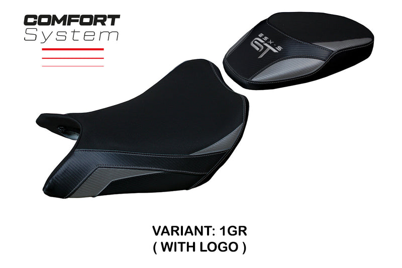Suzuki GSXS 1000 GT 2021-2024 Seat Cover Tappezzeria Italia Comfort in Grey and Black