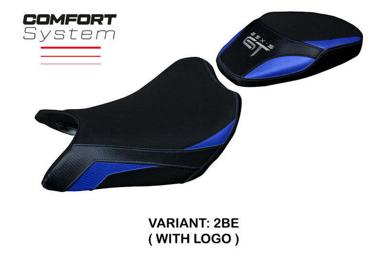 Suzuki GSXS 1000 GT 2021-2024 Seat Cover Tappezzeria Italia Comfort in Grey and Blue