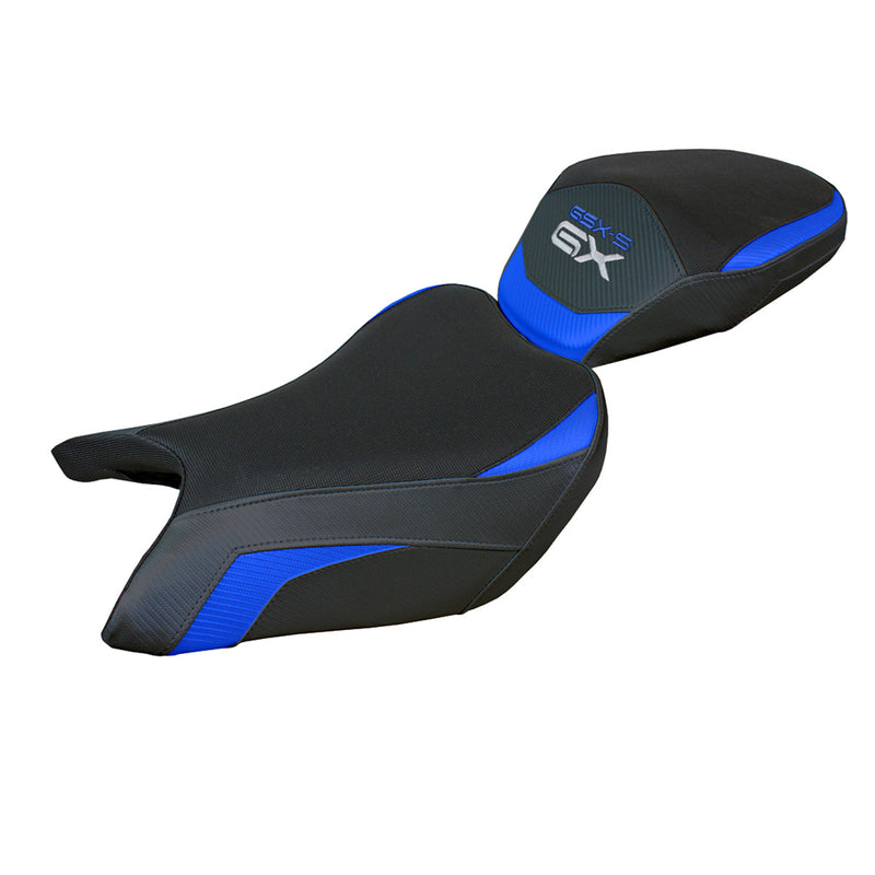Suzuki GSXS 1000 GX 2024 Seat Cover Tappezzeria Italia in Blue and Black
