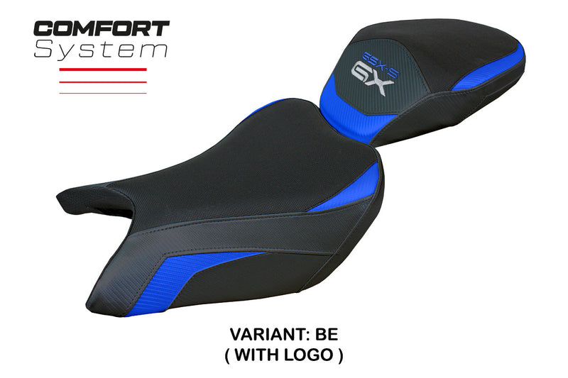 Suzuki GSXS 1000 GX 2024 Seat Cover Tappezzeria Italia Comfort in Blue and Black