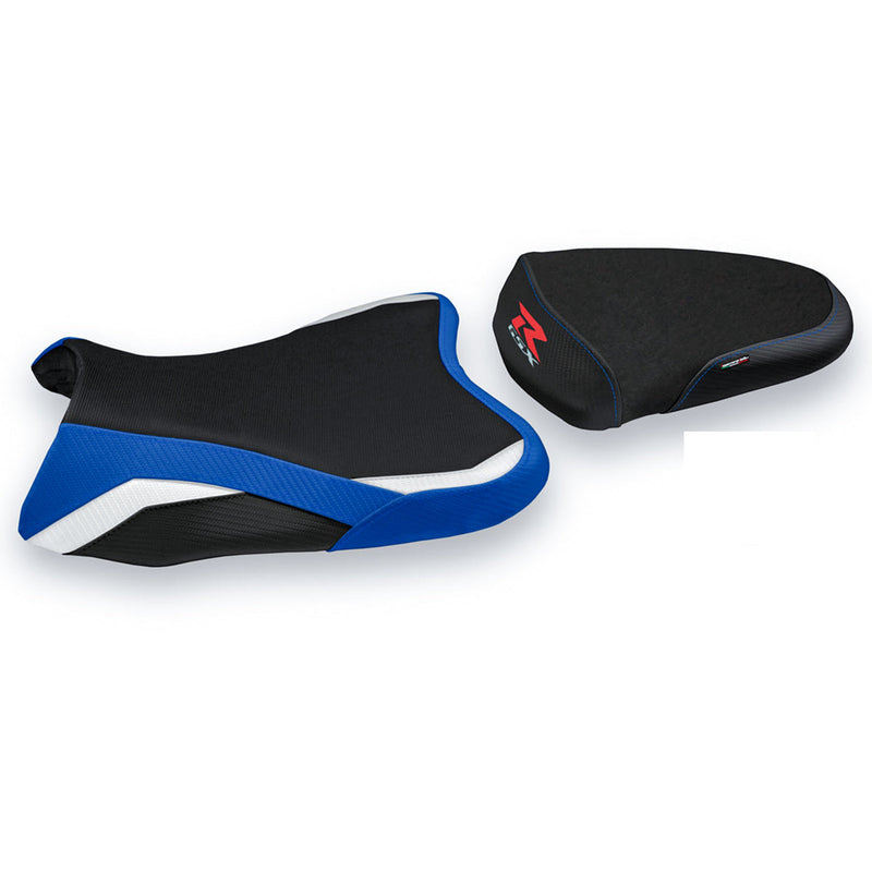 Suzuki GSXR 600 750 2006-2007 Seat Cover Tappezzeria Italia in Special Blue, White and Black