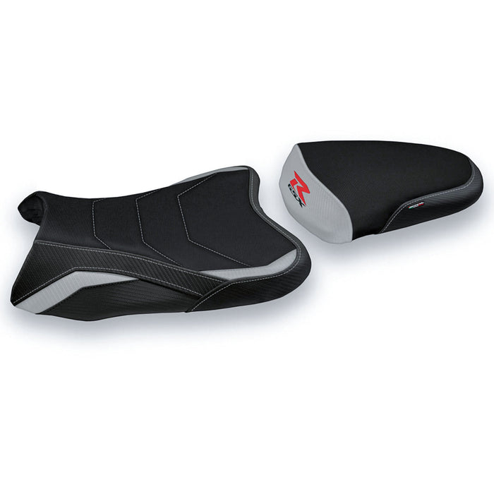 Suzuki GSXR 600 750 2006-2007 Seat Cover Tappezzeria Italia Comfort in Silver and Black