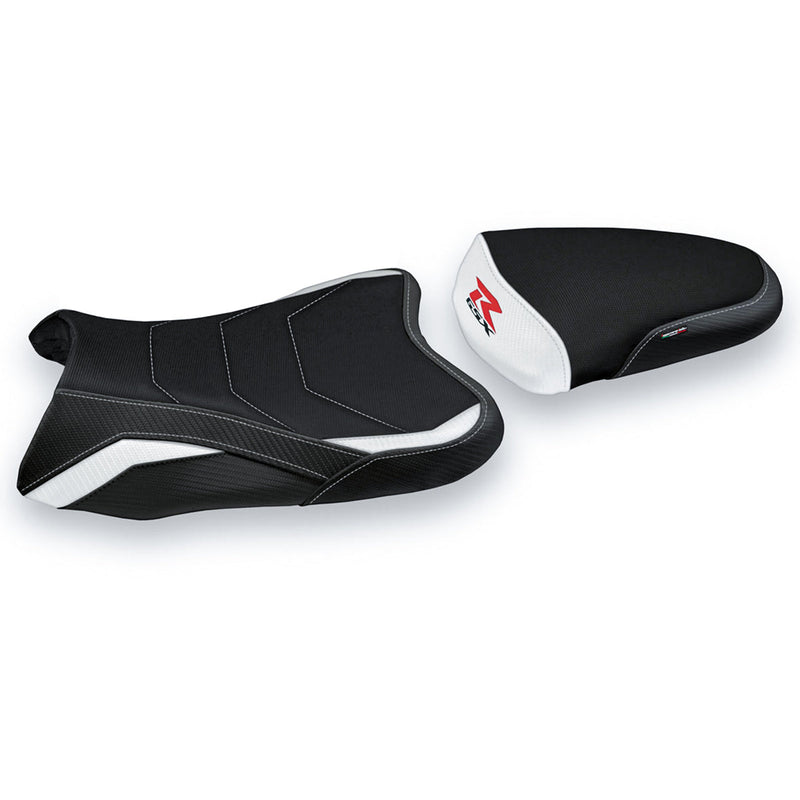 Suzuki GSXR 600 750 2006-2007 Seat Cover Tappezzeria Italia Comfort in White and Black