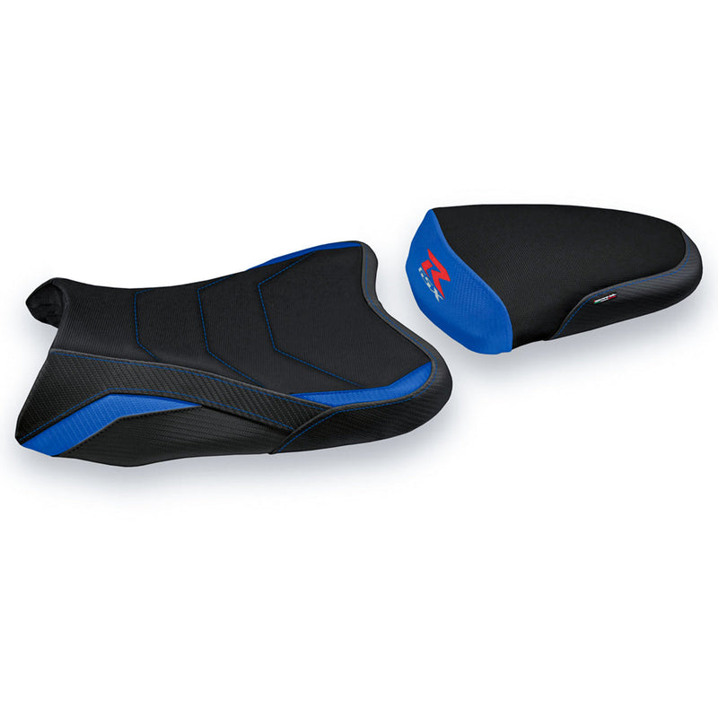 Suzuki GSXR 600 750 2006-2007 Seat Cover Tappezzeria Italia Comfort in Blue and Black