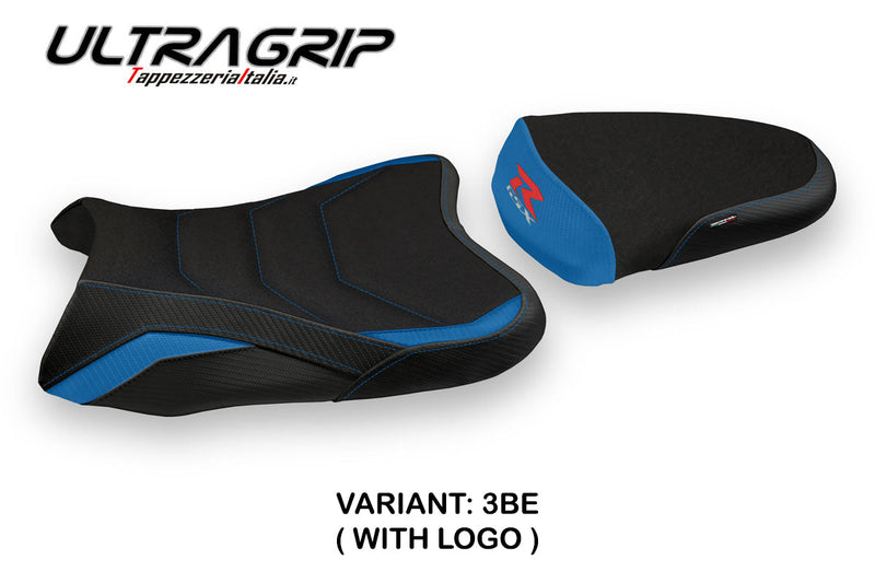 Suzuki GSXR 600 750 2006-2007 Seat Cover Tappezzeria Italia Ultragrip in Blue and Black