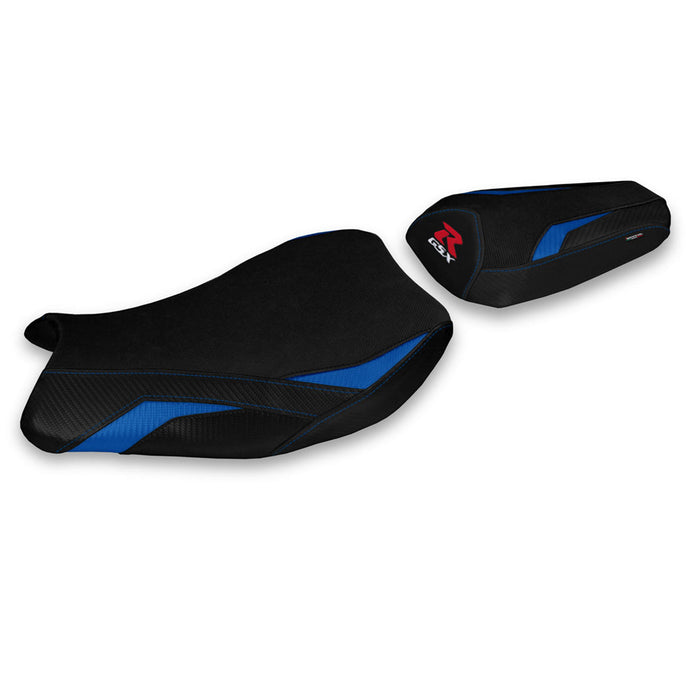 Suzuki GSXR 1000 2017-2024 Seat Cover Tappezzeria Italia in Blue and Black