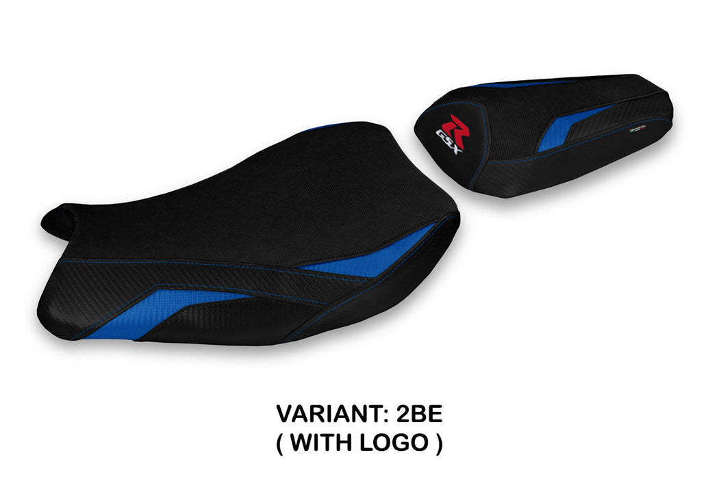 Suzuki GSXR 1000 2017-2024 Seat Cover Tappezzeria Italia in Blue and Black