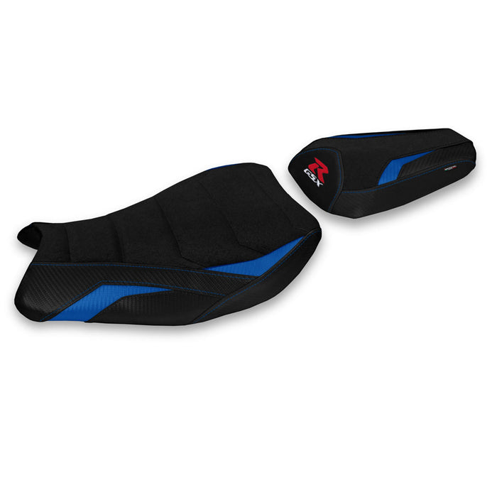 Suzuki GSXR 1000 2017-2024 Seat Cover Tappezzeria Italia Ultragrip in Blue