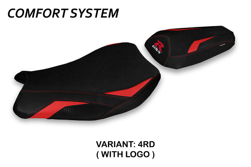 Suzuki GSXR 1000 2017-2024 Seat Cover Tappezzeria Italia Comfort in Red