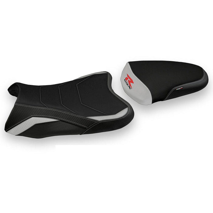 Suzuki GSXR 600 750 2008-2010 Seat Cover Tappezzeria Italia Comfort in Silver and Black