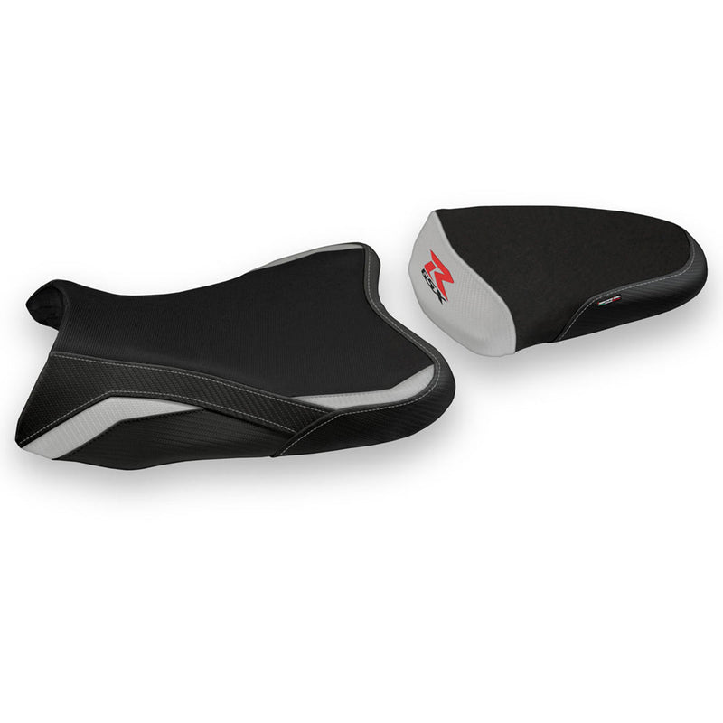 Suzuki GSXR 600 750 2008-2010 Seat Cover Tappezzeria Italia in Silver and Black