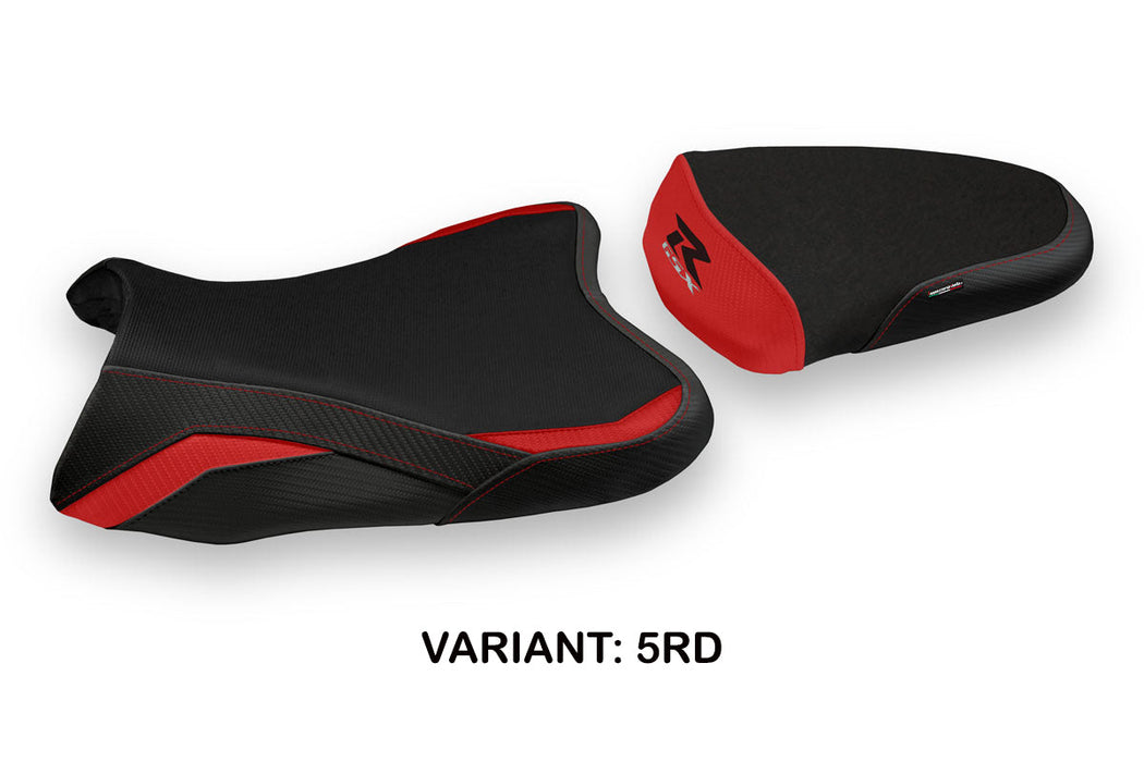 Suzuki GSXR 600 750 2008-2010 Seat Cover Tappezzeria Italia in Red and Black