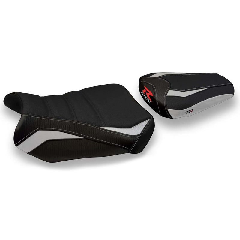 Suzuki GSXR 600 750 2011-2024 Seat Cover Tappezzeria Italia Ultragrip in Silver