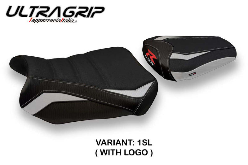Suzuki GSXR 600 750 2011-2024 Seat Cover Tappezzeria Italia Ultragrip in Silver
