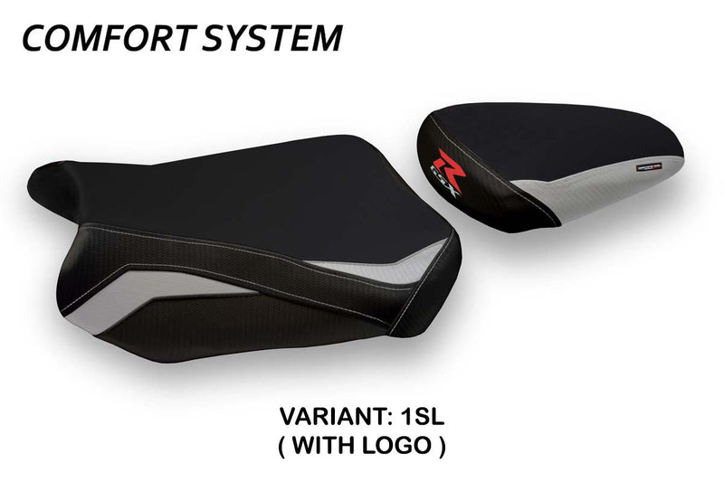 Suzuki GSXR 600 750 2011-2024 Seat Cover Tappezzeria Italia Comfort in Silver