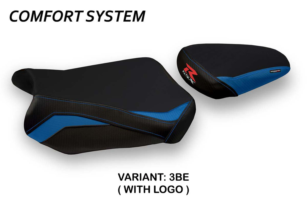 Suzuki GSXR 600 750 2011-2024 Seat Cover Tappezzeria Italia Comfort in Blue