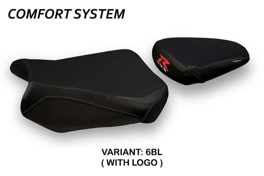 Suzuki GSXR 600 750 2011-2024 Seat Cover Tappezzeria Italia Comfort in Black