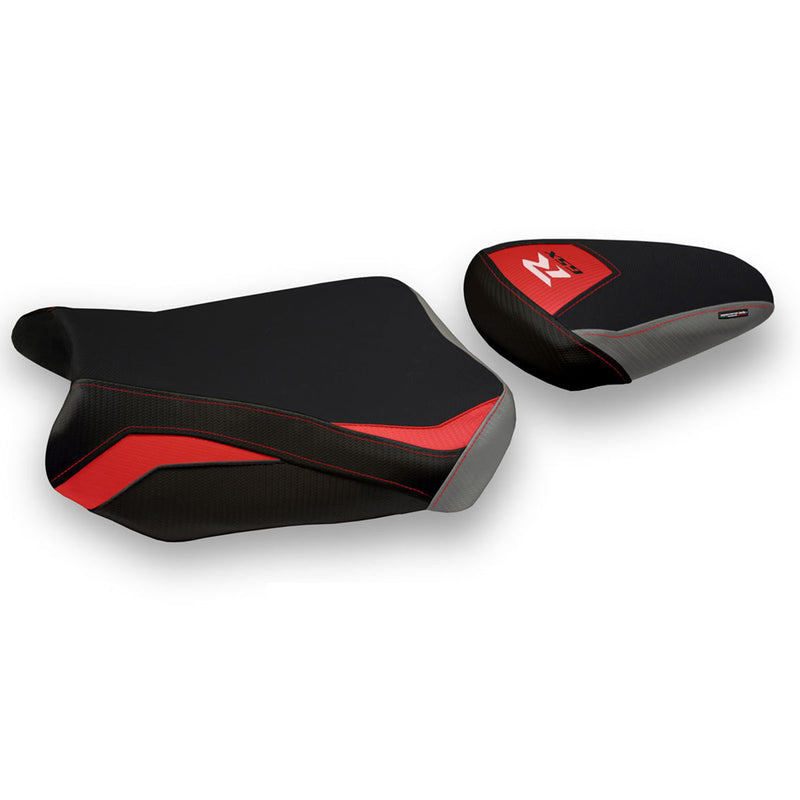 Suzuki GSXR 600 750 2011-2024 Seat Cover Tappezzeria Italia Comfort in Red and Grey