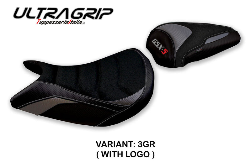Suzuki GSXS 1000F 2015-2020 Seat Cover Tappezzeria Italia Ultragrip in Grey
